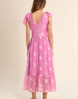 Lilibeth Midi Dress  Pink