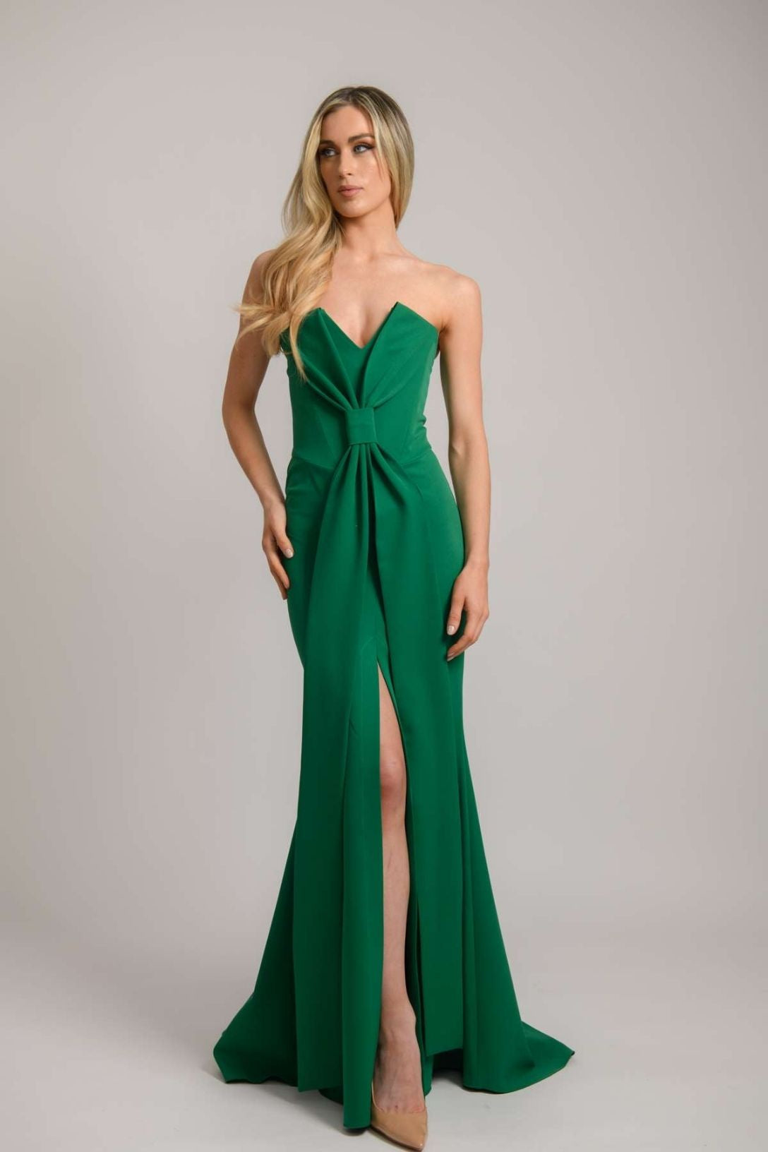 Macy ball gown - Kelly Green Harper Macy ball gown - Kelly Green Harper