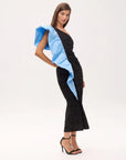 Malcolm Frill Dress - Black