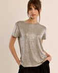 Ulia Metallic T - Beige