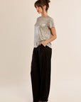 Ulia Metallic T - Beige