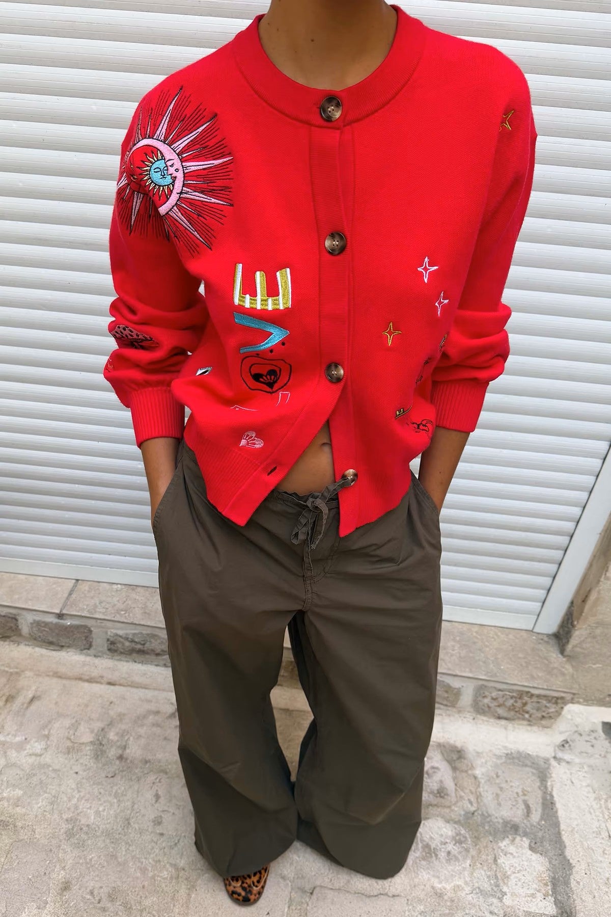 Red Amore Forrest Cardigan