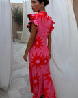 Soleil Remi Dress - Pink/Red