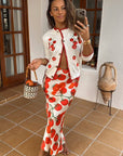 Tomato Embroidered Cardigan
