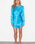 Sundazed Summer Mini Dress - Turquoise