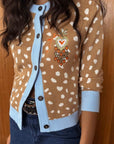 Deer Print Hollie Cardigan