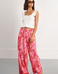 Belize Wide Leg Trousers - Pink