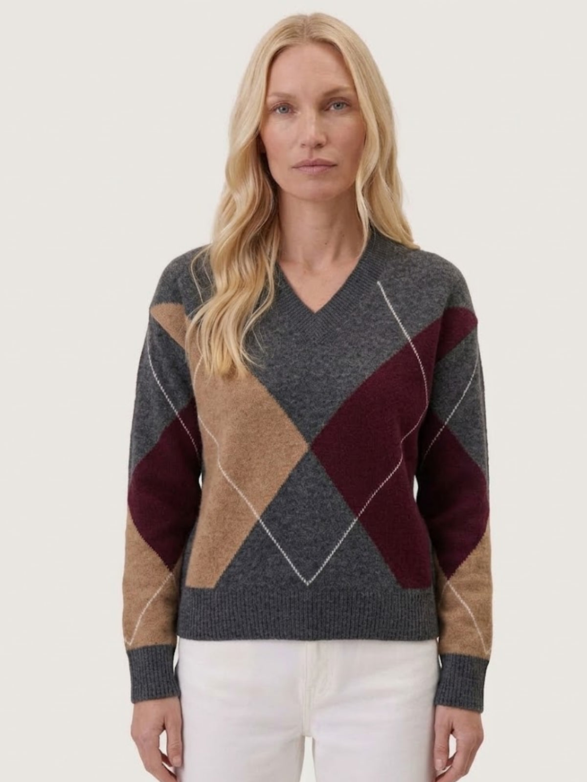 Preppy V Neck Sweater