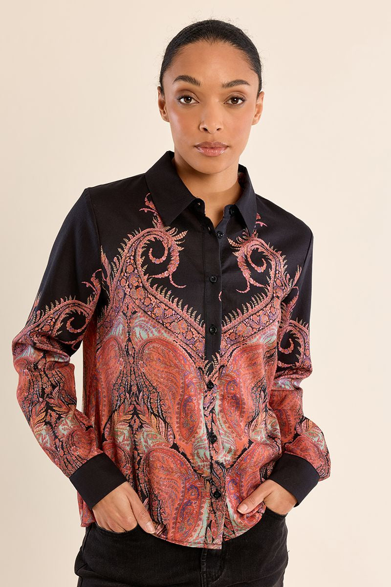 Sorcha printed blouse
