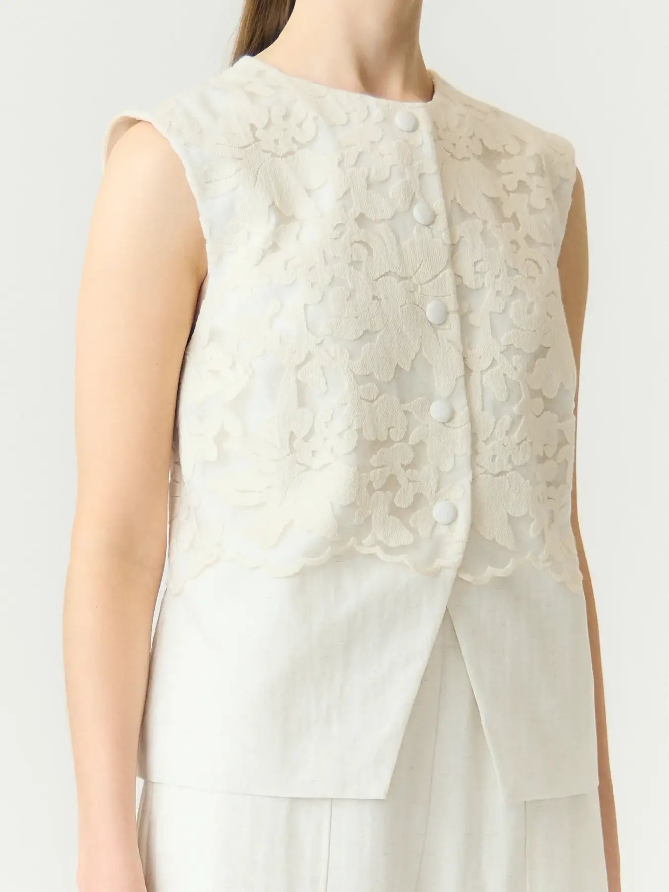 Tama Waistcoat - Off White