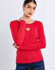 Nats Heart Top - Red