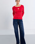 Nats Heart Top - Red