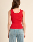 Riyadh Tank Top - Red