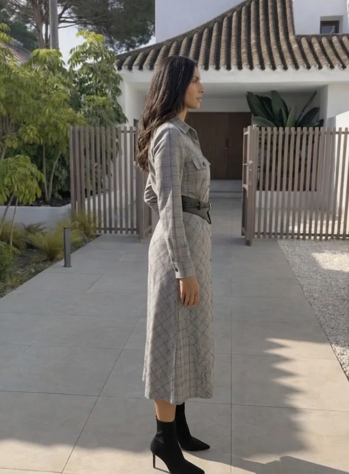 Sarah dress- Black print