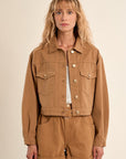 Sian Denim Jacket - Camel