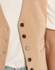 Carrie Waistcoat - Tan