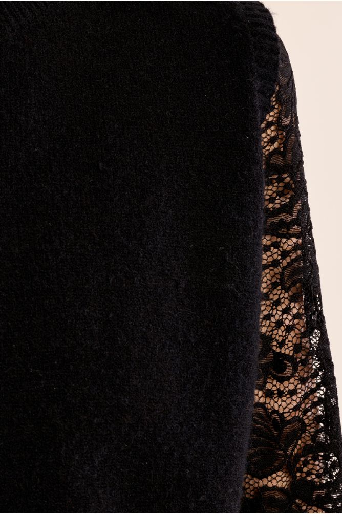 Mia Knit Sweater - Black