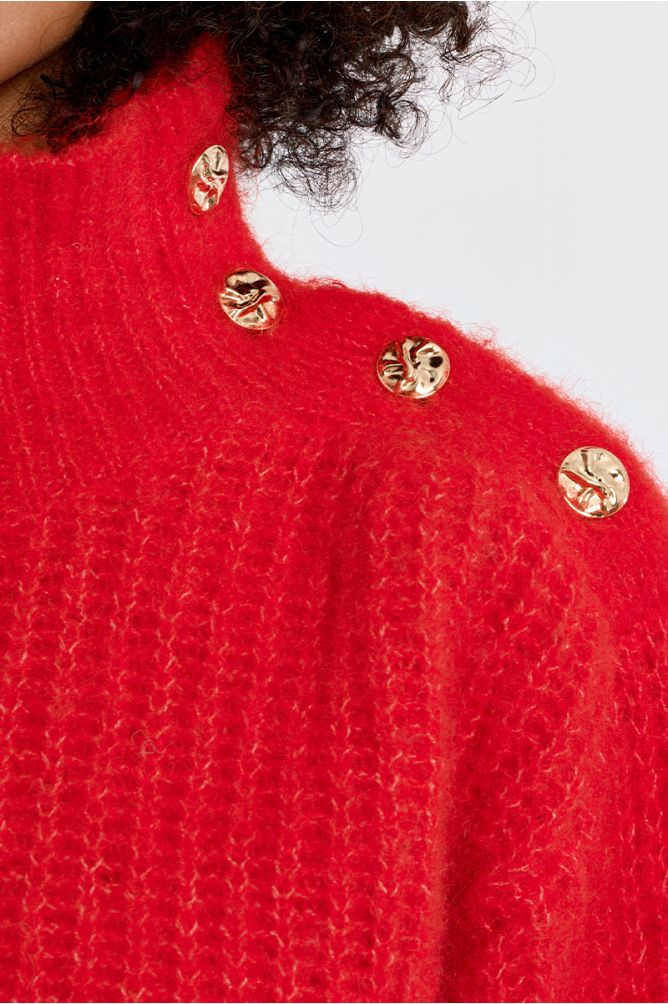 Uma Knit Jumper - Red
