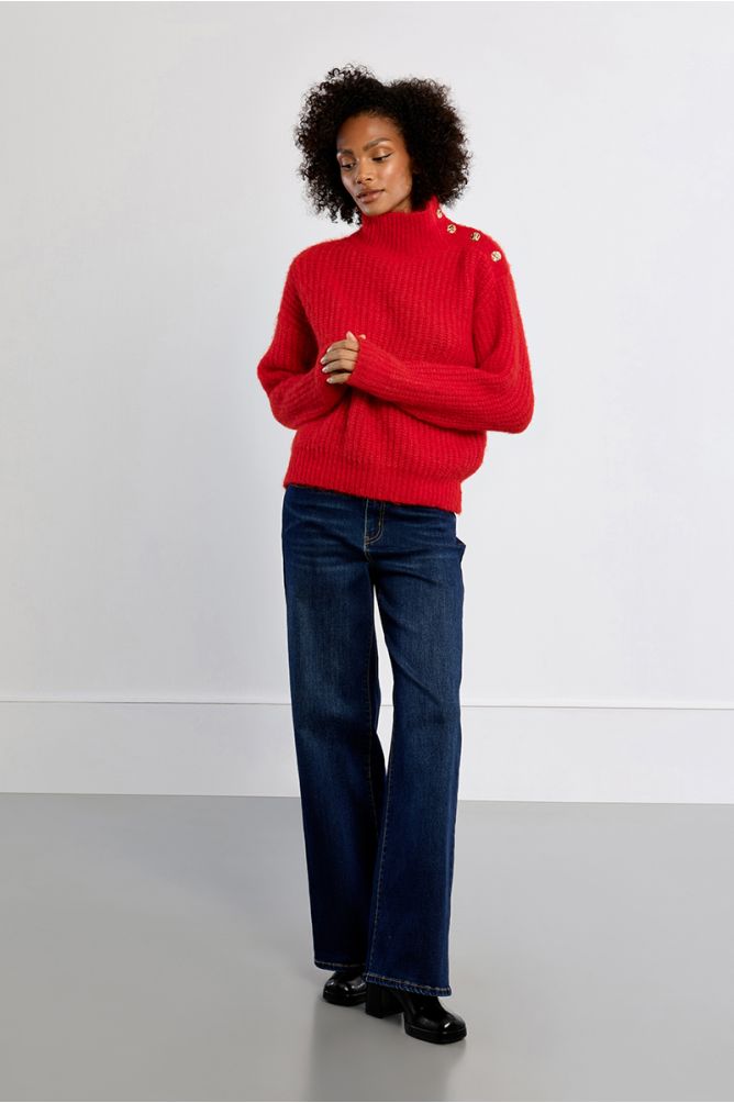 Uma Knit Jumper - Red