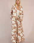Chloe Wide Trousers - Print