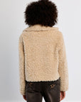 Molly straight shearling jacket