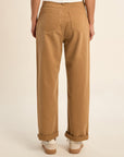 Sian Denim Trousers - Camel