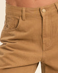 Sian Denim Trousers - Camel