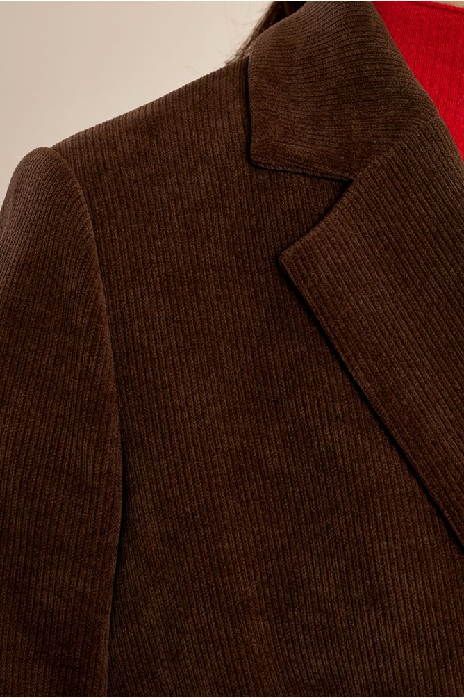 Ruddy Cord Blazer - Brown
