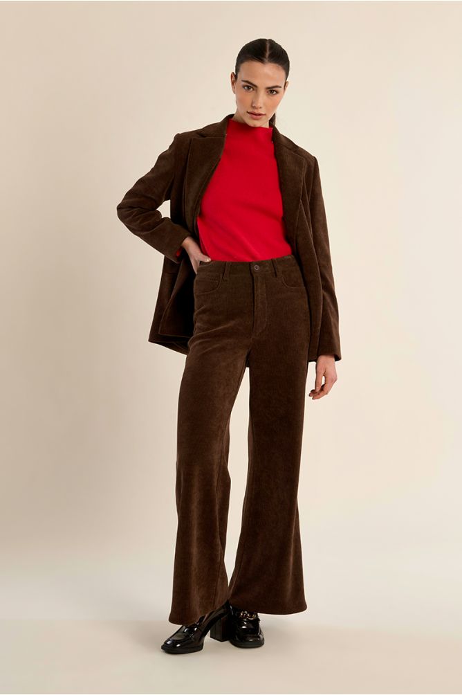 Ruddy Cord Blazer - Brown