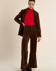 Ruddy Cord Blazer - Brown
