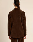 Ruddy Cord Blazer - Brown