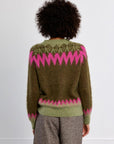 Kya Geo Sweater - Green