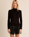 Carrie Vest Top - Black