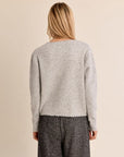 Elsie Knit Cardigan - Silver