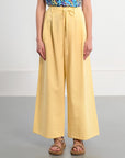 Moran HW Trousers - Yellow