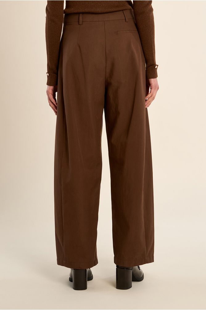 Kaylee Wide Trousers - Brown
