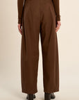 Kaylee Wide Trousers - Brown