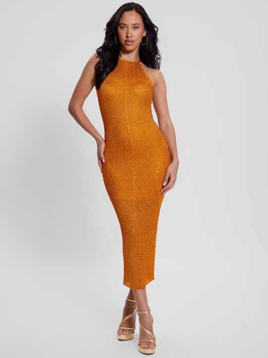 Alexie Lurex Yarn Long Dress