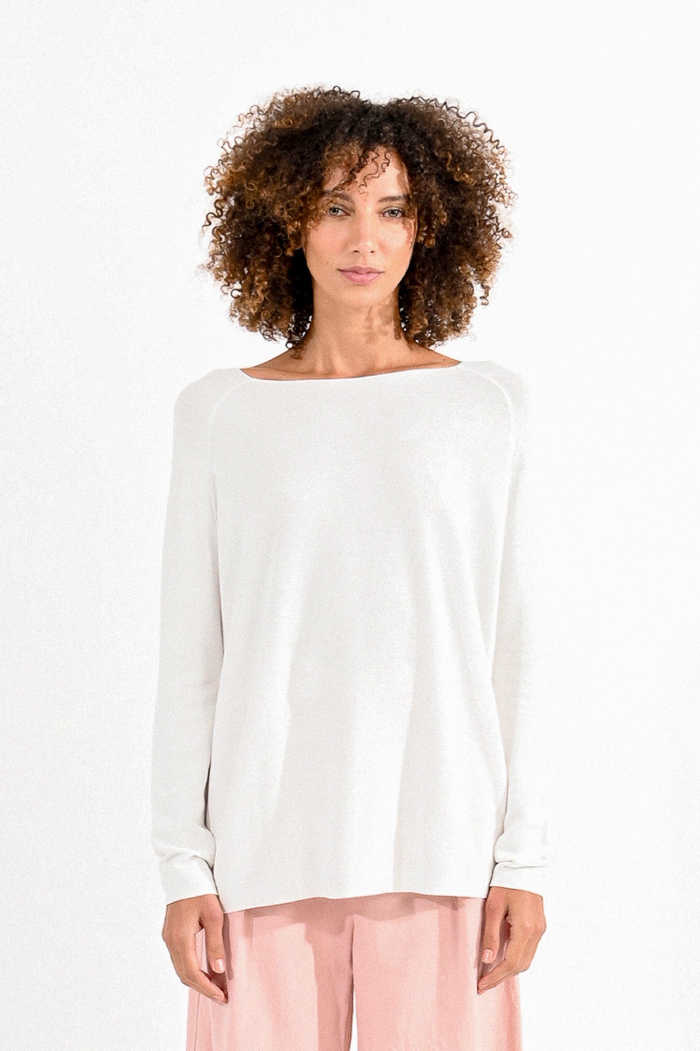 Bonolo Knitted Sweater - White