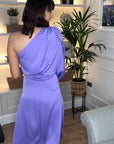Gina One Sleeve Dress - Lilac